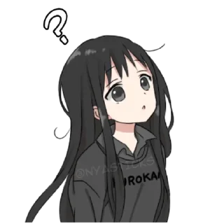 Sticker Аниме тян @anime_Stickerr - 2