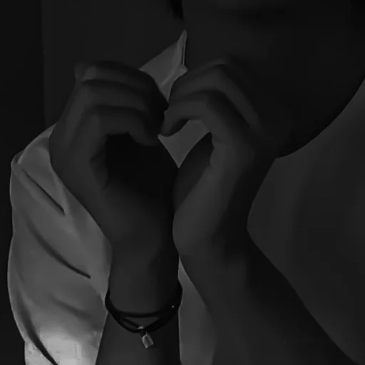 person black and white black