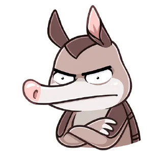 Sticker Броненосец Тёма • @TgSticker - 11