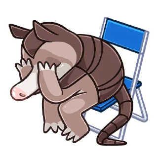 Sticker Броненосец Тёма • @TgSticker - 1