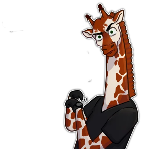 жираф жирафиды клипарт