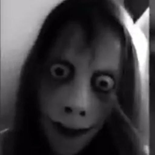 девочка чёрный человеческое лицо