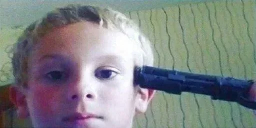 person human face weapon