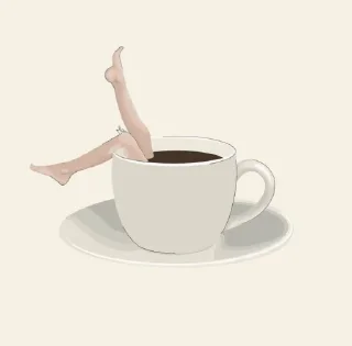 Sticker Кофе @memdeleevBot - 8