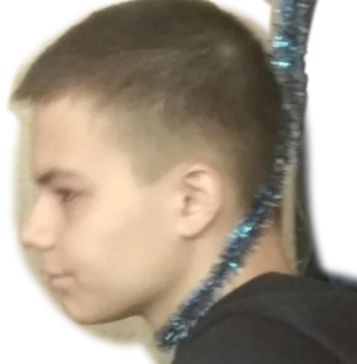 Человек лоб щека