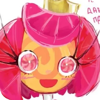 эскиз мультфильм розовый