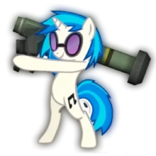 Стикер Поняшки з пушками @ukrbrony - 4