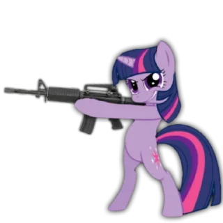 Стикер Поняшки з пушками @ukrbrony - 8