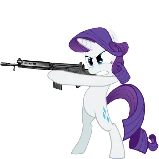 Стикер Поняшки з пушками @ukrbrony - 6