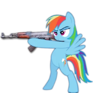 Стикер Поняшки з пушками @ukrbrony - 10