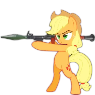 Стикер Поняшки з пушками @ukrbrony - 1