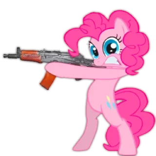 Стикер Поняшки з пушками @ukrbrony - 11