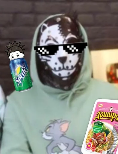 text cartoon soft drink