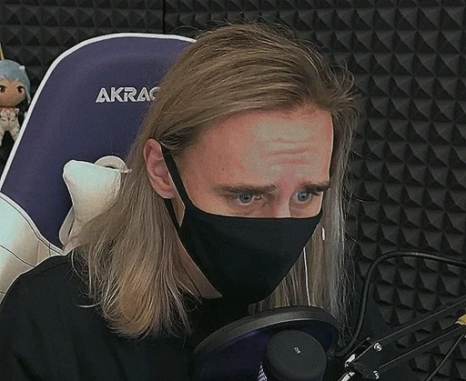 headphones person human face