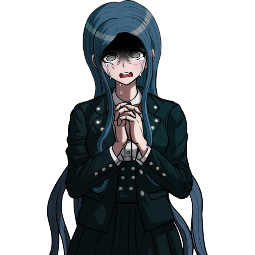 anime human face clothing