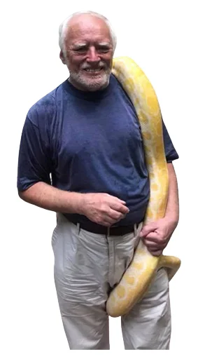 Человек банан животное