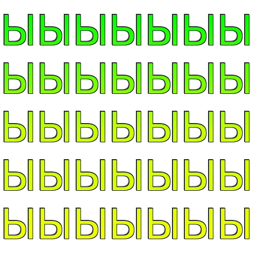 font screenshot text