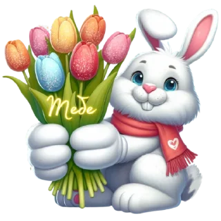 Sticker 8 марта - 1