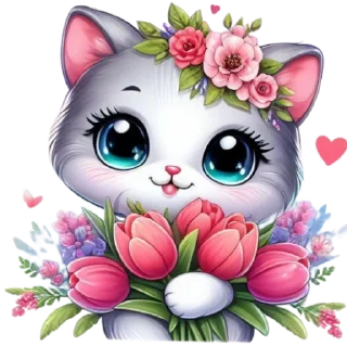 Sticker 8 марта - 6