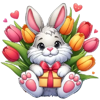 Sticker 8 марта - 4