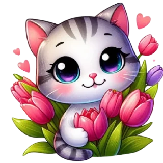 Sticker 8 марта - 8