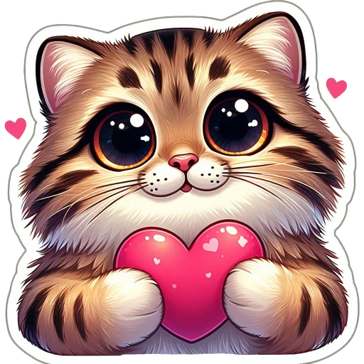 Стикер umamari_manul - 1