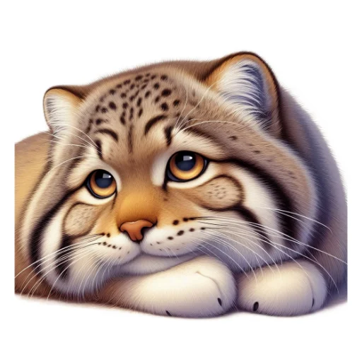 Стикер umamari_manul - 1