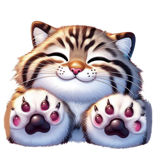 Стикер umamari_manul - 1