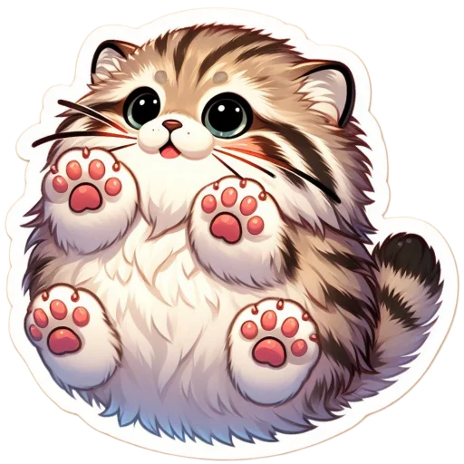 Стикер umamari_manul - 1