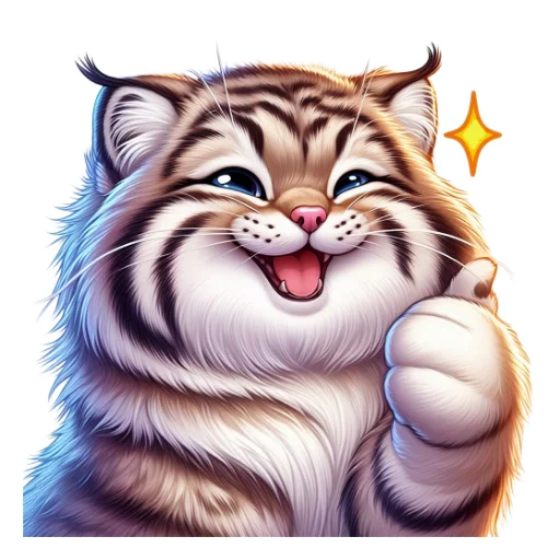 Стикер umamari_manul - 1