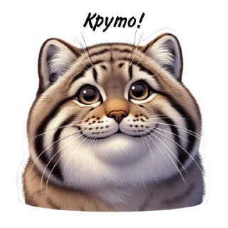 Sticker Манул от @umamari - 2