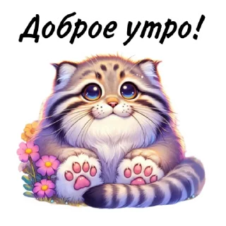 Sticker Манул от @umamari - 5