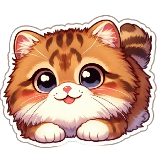 Sticker Манул от @umamari - 9