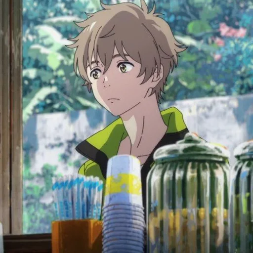 cartoon human face anime