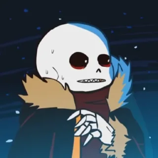 Sticker Fell!Sans by : @Undertale_Stickers - 5