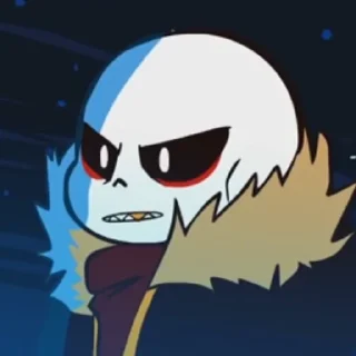 Sticker Fell!Sans by : @Undertale_Stickers - 2