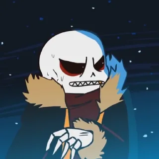 Sticker Fell!Sans by : @Undertale_Stickers - 4