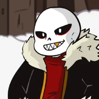 Sticker Fell!Sans by : @Undertale_Stickers - 9