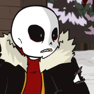 Sticker Fell!Sans by : @Undertale_Stickers - 8