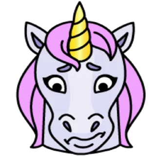 Sticker smile_unicorn @Sanjar1950 - 11