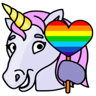 Sticker smile_unicorn @Sanjar1950 - 10