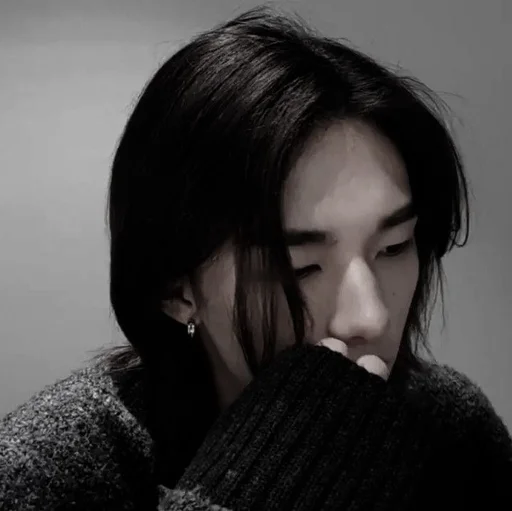 Человек человеческое лицо черно-белый