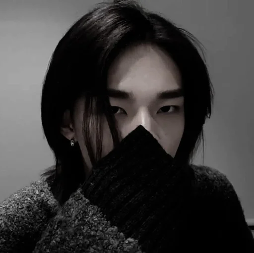 Человек человеческое лицо черно-белый