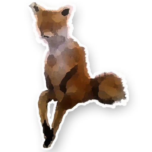 Стикер uporoty_fox - 1