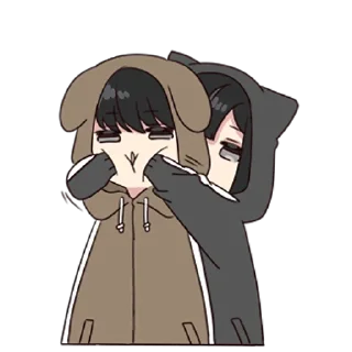 Sticker Юрудура-тян ч.2 @nyasticks - 3