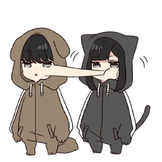 Sticker Юрудура-тян ч.2 @nyasticks - 1