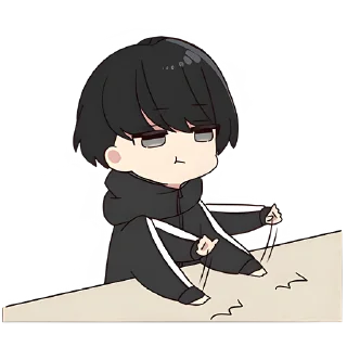 Sticker Юрудура-кун @Nyasticks - 1