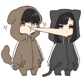 Sticker Юрудура-кун 2 @Nyasticks - 8