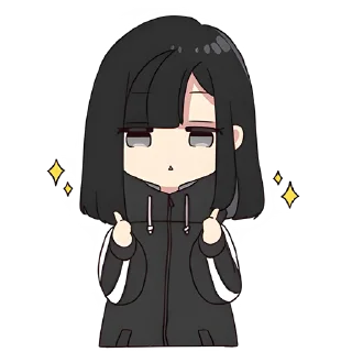 Sticker Юрудура-тян @Nyasticks - 3