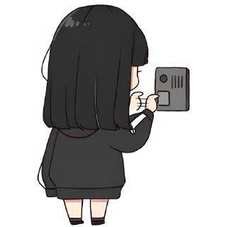 Sticker Юрудура-тян @Nyasticks - 1